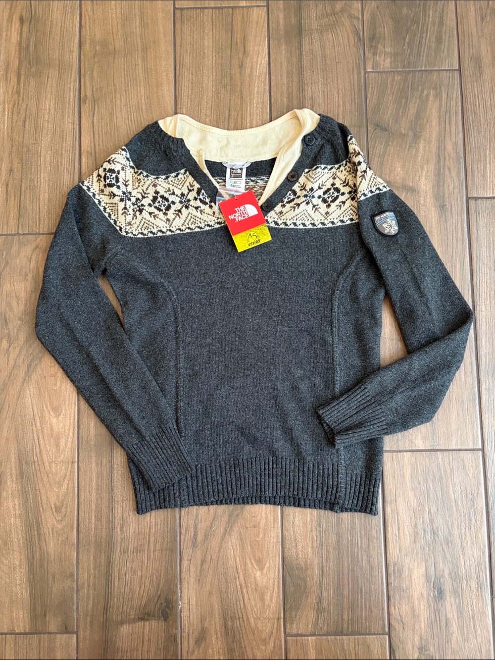 NWT The North Face Y2K / Retro Fair Isle Wool Blend Sweater
